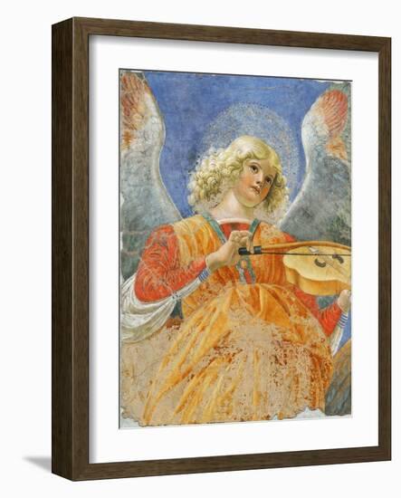 Musician Angel by Melozzo Da Forli, C.1480 (Fresco)-Melozzo Da Forli-Framed Giclee Print