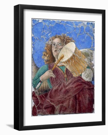 Musician Angel by Melozzo Da Forli, C.1480 (Fresco)-Melozzo Da Forli-Framed Giclee Print