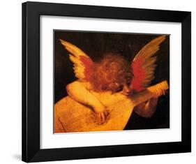 Musician Angel-Rosso Fiorentino (Battista di Jacopo)-Framed Art Print