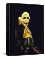 Musician Billy Idol Performing-David Mcgough-Framed Stretched Canvas