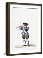 Musician, Costume Design for Shakespeare's Play, Henry VIII, 19th Century-null-Framed Giclee Print