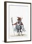 Musician, Costume Design for Shakespeare's Play, Henry VIII, 19th Century-null-Framed Giclee Print