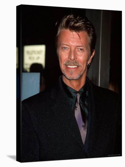 Musician David Bowie at Film Premiere Of "Meet Joe Black"-Dave Allocca-Stretched Canvas