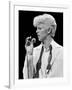 Musician David Bowie Singing on Stage-null-Framed Premium Photographic Print