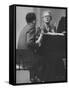 Musician David Ward-Steinman at Southern Illinois University, Instructed by Nadia Boulanger-Al Fenn-Framed Stretched Canvas