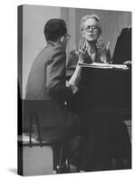 Musician David Ward-Steinman at Southern Illinois University, Instructed by Nadia Boulanger-Al Fenn-Stretched Canvas