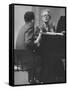 Musician David Ward-Steinman at Southern Illinois University, Instructed by Nadia Boulanger-Al Fenn-Framed Stretched Canvas