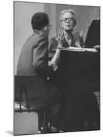 Musician David Ward-Steinman at Southern Illinois University, Instructed by Nadia Boulanger-Al Fenn-Mounted Premium Photographic Print