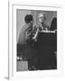 Musician David Ward-Steinman at Southern Illinois University, Instructed by Nadia Boulanger-Al Fenn-Framed Premium Photographic Print