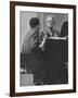 Musician David Ward-Steinman at Southern Illinois University, Instructed by Nadia Boulanger-Al Fenn-Framed Premium Photographic Print