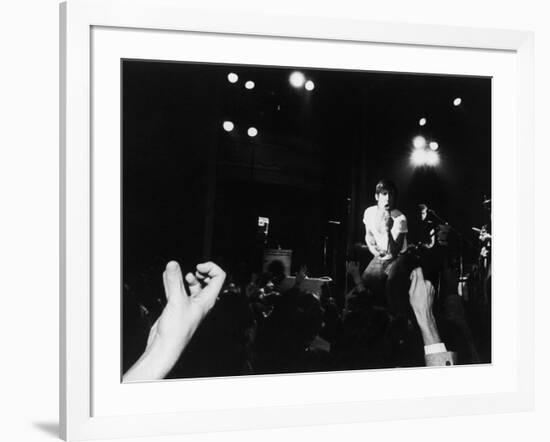 Musician Iggy Pop in Concert-null-Framed Premium Photographic Print