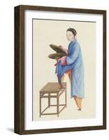 Musician IV-Oriental School -Framed Premium Giclee Print