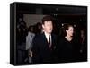 Musician Lyle Lovett and Wife, Actress Julia Roberts-null-Framed Stretched Canvas