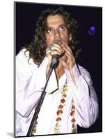 Musician Michael Hutchence of Rock Group Inxs Performing-David Mcgough-Mounted Premium Photographic Print