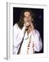 Musician Michael Hutchence of Rock Group Inxs Performing-David Mcgough-Framed Premium Photographic Print