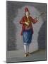 Musician of the Greek Islands, Plate 70-Jean Baptiste Vanmour-Mounted Giclee Print