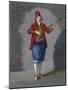 Musician of the Greek Islands, Plate 70-Jean Baptiste Vanmour-Mounted Giclee Print