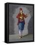 Musician of the Greek Islands, Plate 70-Jean Baptiste Vanmour-Framed Stretched Canvas