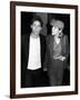 Musician Paul Simon with Longtime Girlfriend, Actress Carrie Fisher, at the Savoy-David Mcgough-Framed Premium Photographic Print