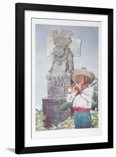 Musician Porfieno Santana-Vic Herman-Framed Limited Edition