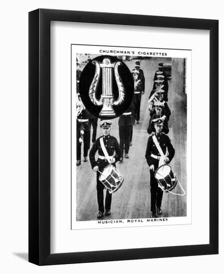 Musician, Royal Marines, 1937-WA & AC Churchman-Framed Giclee Print