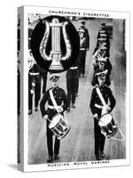 Musician, Royal Marines, 1937-WA & AC Churchman-Stretched Canvas