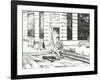 Musician St. Ann's Square, 2016-Vincent Alexander Booth-Framed Giclee Print