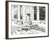 Musician St. Ann's Square, 2016-Vincent Alexander Booth-Framed Giclee Print