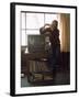 Musician Stephen Stills at Home-null-Framed Premium Photographic Print