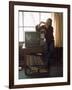Musician Stephen Stills at Home-null-Framed Premium Photographic Print