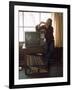 Musician Stephen Stills at Home-null-Framed Premium Photographic Print