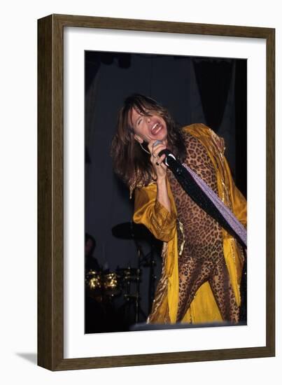 Musician Steven Tyler Performing-Dave Allocca-Framed Photographic Print