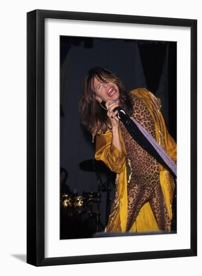 Musician Steven Tyler Performing-Dave Allocca-Framed Photographic Print