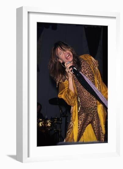 Musician Steven Tyler Performing-Dave Allocca-Framed Photographic Print