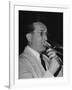 Musician Tommy Dorsey Playing His Trombone-Rex Hardy Jr.-Framed Photographic Print