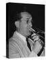 Musician Tommy Dorsey Playing His Trombone-Rex Hardy Jr.-Stretched Canvas