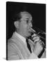 Musician Tommy Dorsey Playing His Trombone-Rex Hardy Jr.-Stretched Canvas