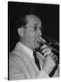 Musician Tommy Dorsey Playing His Trombone-Rex Hardy Jr.-Stretched Canvas