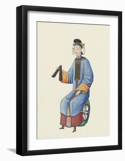 Musician VII-Oriental School -Framed Premium Giclee Print