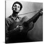 Musician Woody Guthrie (1912-1967) Considered as the Father of Folk Music C. 1940-null-Stretched Canvas