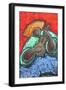 Musician-Oscar Ortiz-Framed Giclee Print