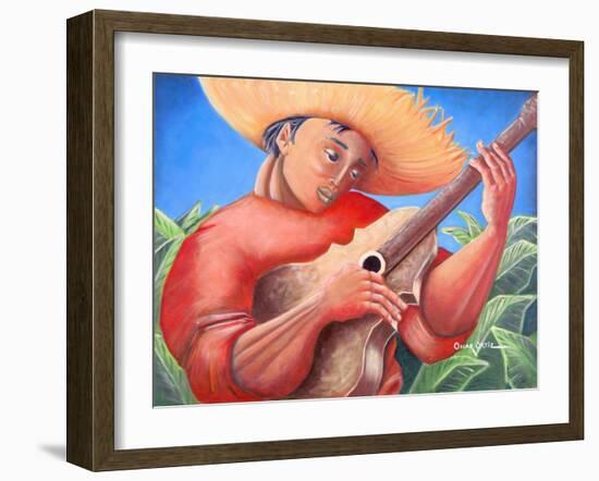 Musician-Oscar Ortiz-Framed Giclee Print