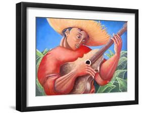 Musician-Oscar Ortiz-Framed Giclee Print