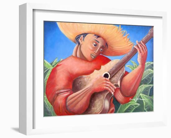 Musician-Oscar Ortiz-Framed Giclee Print