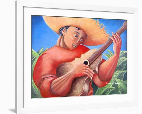 Musician-Oscar Ortiz-Framed Giclee Print