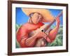 Musician-Oscar Ortiz-Framed Giclee Print