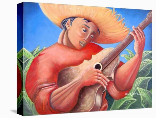 Musician-Oscar Ortiz-Stretched Canvas