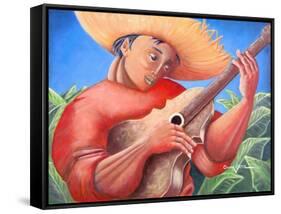 Musician-Oscar Ortiz-Framed Stretched Canvas