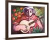 Musician-Oscar Ortiz-Framed Giclee Print