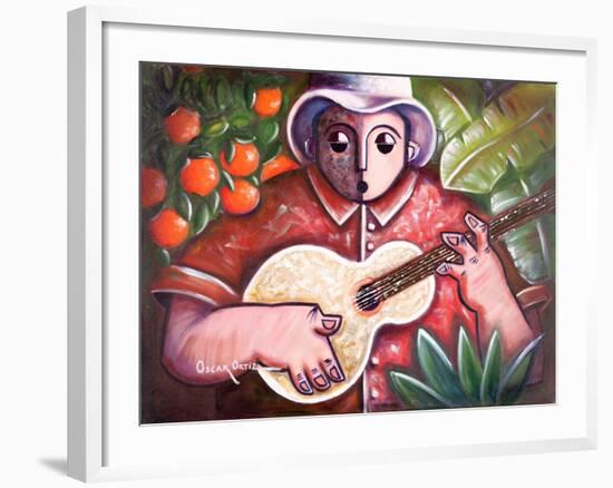 Musician-Oscar Ortiz-Framed Giclee Print